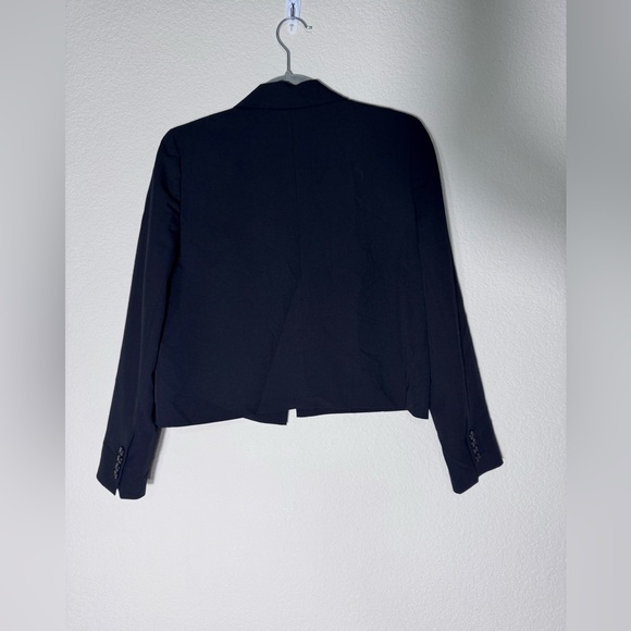 Madewell Women's Crop Style Blazer Black Size Small - Picture 2 of 13